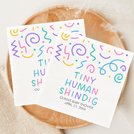 Tiny Human Shindig ベビーシャワー スタンダードカクテルナプキン