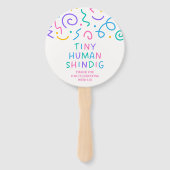 Tiny Human Shindig Baby Shower ハンドファン (裏面)