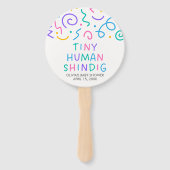 Tiny Human Shindig Baby Shower ハンドファン (正面)