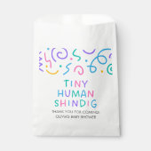 Tiny Human Shindig Baby Shower フェイバーバッグ (正面)