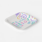 Tiny Human Shindig Baby Shower ペーパープレート (傾斜あり)