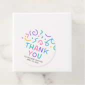 Tiny Human Shindig Baby Shower Round フェイバータグ (インサイチュ)