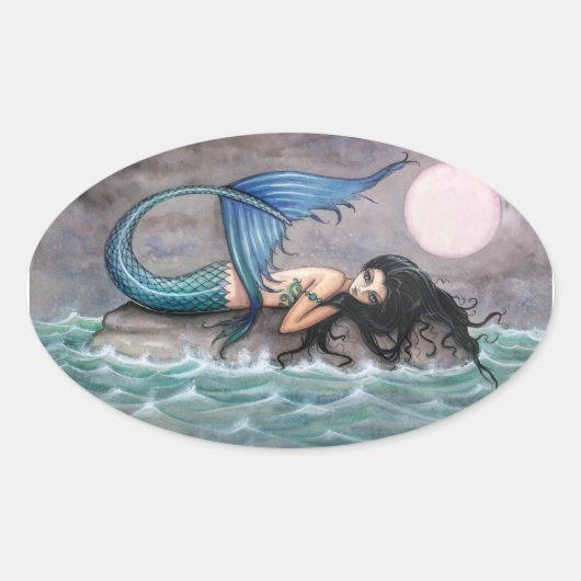 Tiny Island Mermaid ステッカー (正面)