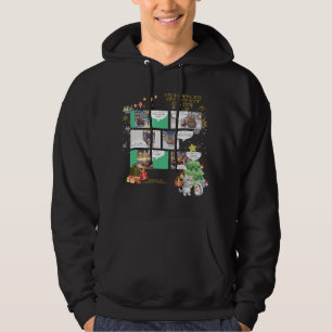 Tiny Kindness Christmas Hoodie – Cozy Hedgehog Sto パーカ