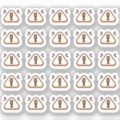 Tiny latte alert planner シール (正面)