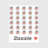 Tiny latte apple planner シール (シート)