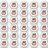 Tiny latte apple planner シール (正面)