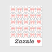 Tiny latte blow bows planner シール (シート)