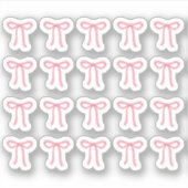 Tiny latte bows planner シール (正面)