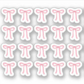 Tiny latte bows planner シール (正面)