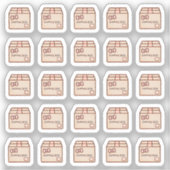Tiny latte shipping box planner シール (正面)