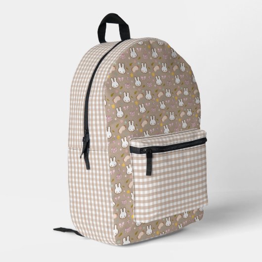 Tiny latte sleeping time プリントバックパック (裏面左端)