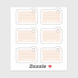 Tiny latte star ranking planner シール