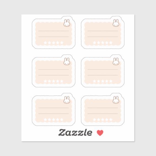 Tiny latte star ranking planner シール (シート)