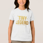 TINY LEGEND – 大胆で鮮やか トライブレンドTシャツ (正面)