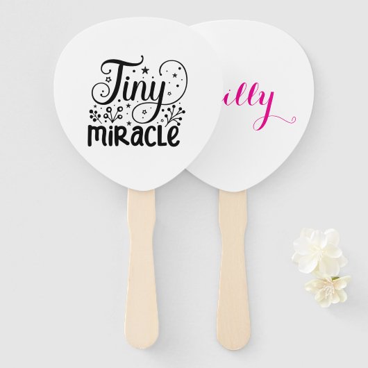 Tiny Miracle! ハンドファン (正面&裏面)