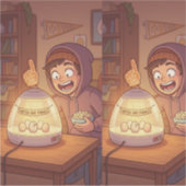 Tiny Moment, Big Cheer シール (正面)