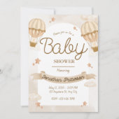 Tiny Moments Big Love Baby Shower 招待状 (正面)