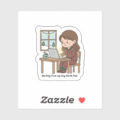Tiny North Pole Home Office – Funny Christmas シール (シート)