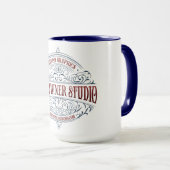 Tiny Owner ファンシー Studio Logo Mug, 15 oz マグカップ (正面右)