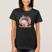 Tiny paws and tasty rolls  A cat s sushi adventure Tシャツ (正面)