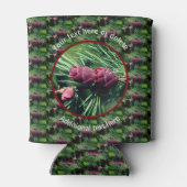 Tiny Pinecones Nature Personalized 缶クーラー (裏面)