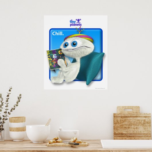 Tiny Planets Bong - Chill. ポスター (キッチン)
