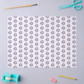 tiny purple gray volleyballs pattern 薄葉紙 (クラフト)
