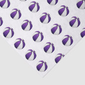 tiny purple white basketballs pattern 薄葉紙 (詳細)