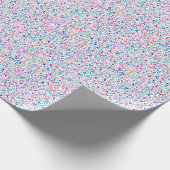 Tiny Rainbow Abstract ラッピングペーパー (角)