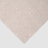 Tiny Refined White Polka Dots On Beige Minimal 薄葉紙 (詳細)