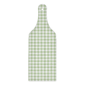 Tiny Sage and White Gingham カッティングボード
