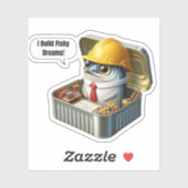  Tiny Sardine Engineer Clever Ocean Workshop シール (シート)