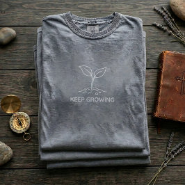 Tiny Seed Growth Quote SVG ユニセックス グラフィックTシャツ Tシャツ