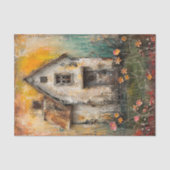 TINY SHABBY COUNTRY HOUSE MIXED MEDIA DECOUPAGE 薄葉紙 (正面)