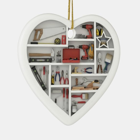 Tiny Shelves: DIY Tools - 2D print Tool Shelf セラミックオーナメント (右)