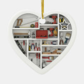 Tiny Shelves: DIY Tools - 2D print Tool Shelf セラミックオーナメント (正面)