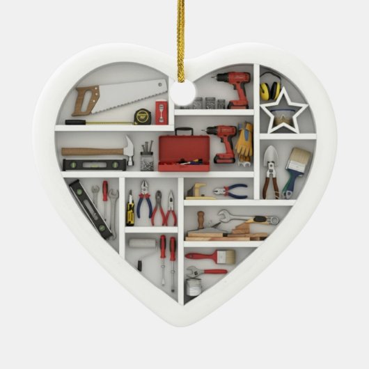 Tiny Shelves: DIY Tools - 2D print Tool Shelf セラミックオーナメント (裏面)