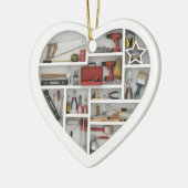 Tiny Shelves: DIY Tools - 2D print Tool Shelf セラミックオーナメント (左)