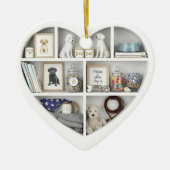 Tiny Shelves Dog Lover edition 2Dプリント 犬のテーマ セラミックオーナメント (正面)