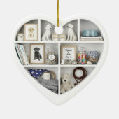 Tiny Shelves Dog Lover edition 2Dプリント 犬のテーマ セラミックオーナメント (裏面)