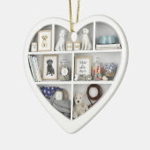 Tiny Shelves Dog Lover edition 2Dプリント 犬のテーマ セラミックオーナメント (左)