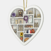 Tiny Shelves: I Love Paris France 2D print French セラミックオーナメント (左)