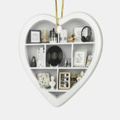 Tiny Shelves Piano Music Fan edition 2Dprint Heart セラミックオーナメント (左)