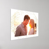 Tiny Stars モダンカスタムフォト金ゴールド 箔ポスター (レイダウン)