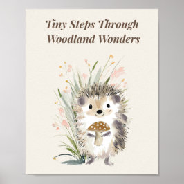 Tiny Steps Through Woodland Wonders  ポスター