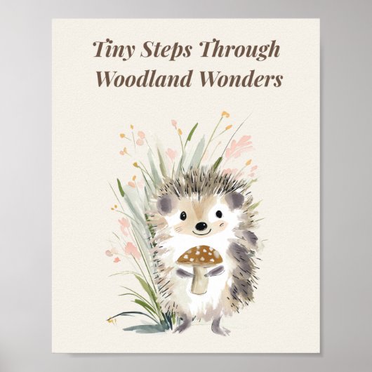 Tiny Steps Through Woodland Wonders  ポスター (正面)