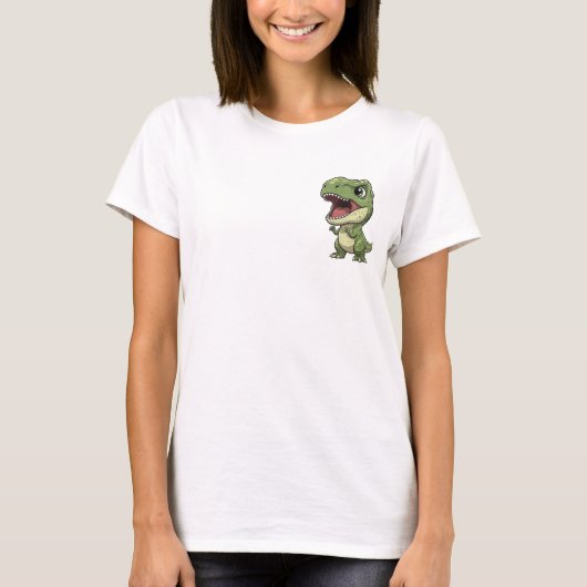 Tiny T‑Rex Roar Tシャツ (正面)