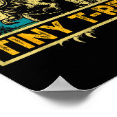 Tiny T-rex T Rex Dinosaur Tiny T-rex Family Matchi ポスター (角)