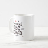 Tiny Talks ABC Squad 先生ライフ コーヒーマグカップ (正面左)